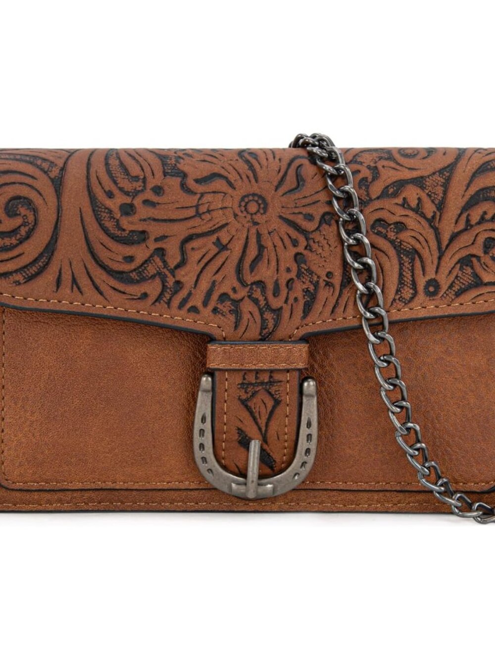 Small Crossbody Purse with Chain Strap Western Designer Clutch and Handbags for